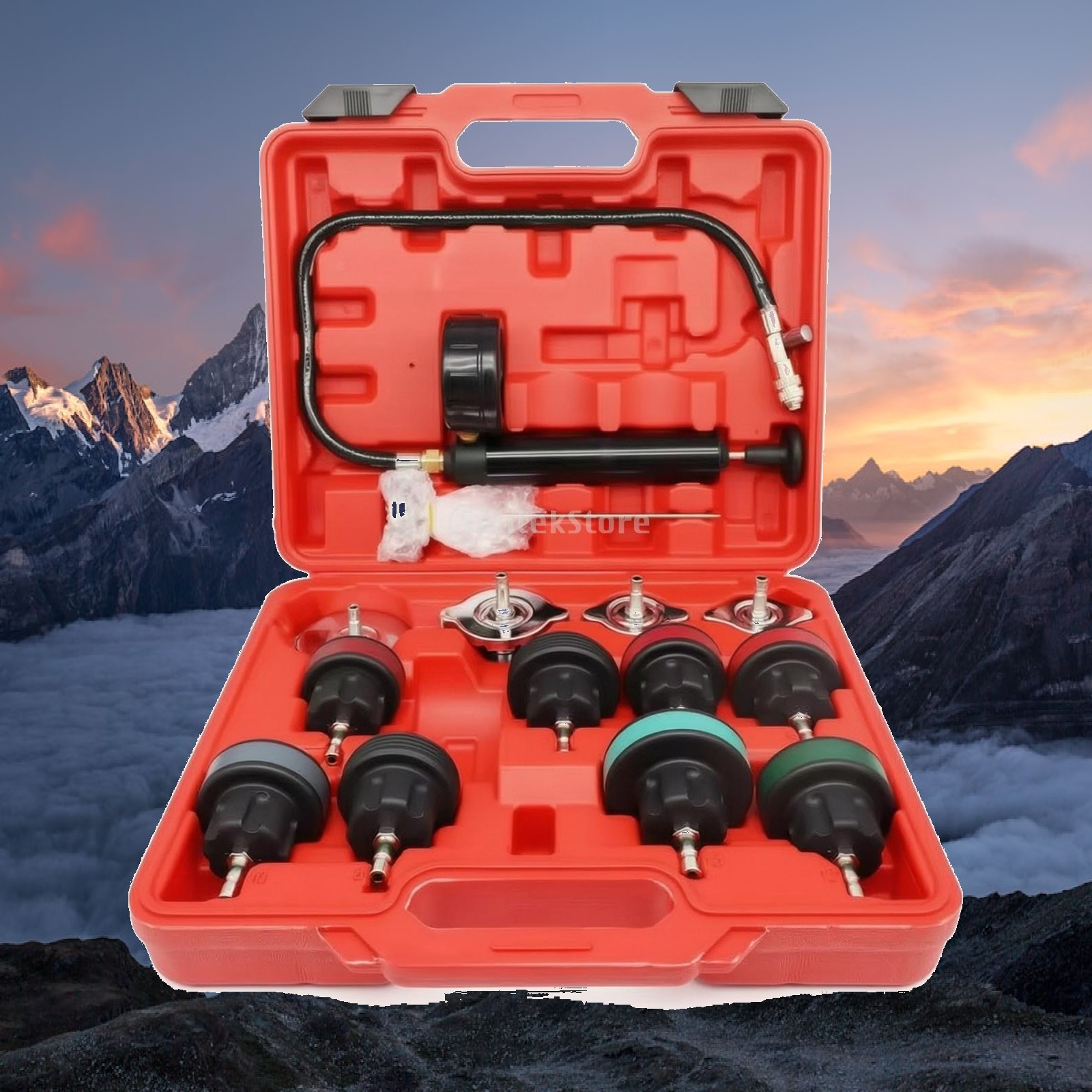 Radiator Pressure Tester - Testeur de système de refroidissement, pompe