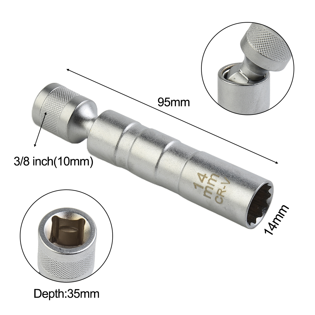 Spark Plug Socket Set - Clé à douille d'étincelle 14/16MM, outil