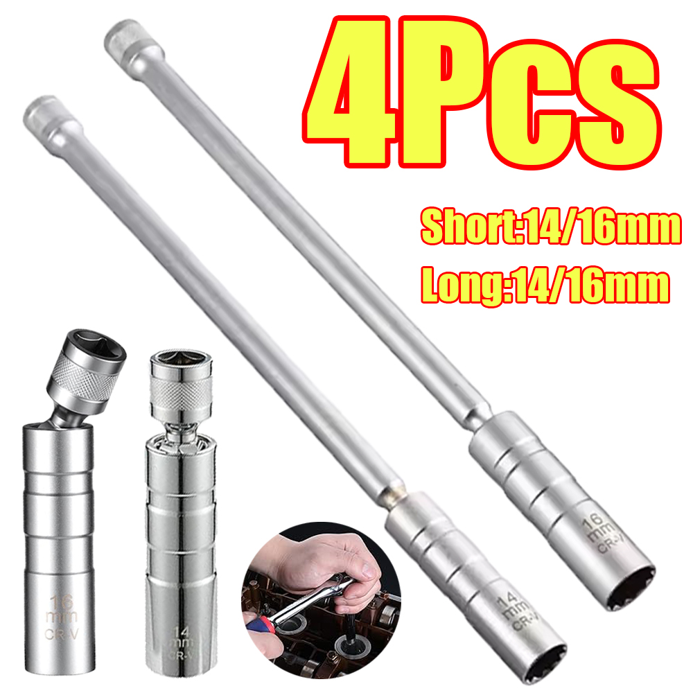 Spark Plug Socket Set - 1-4 pièces 14mm 16mm prise de