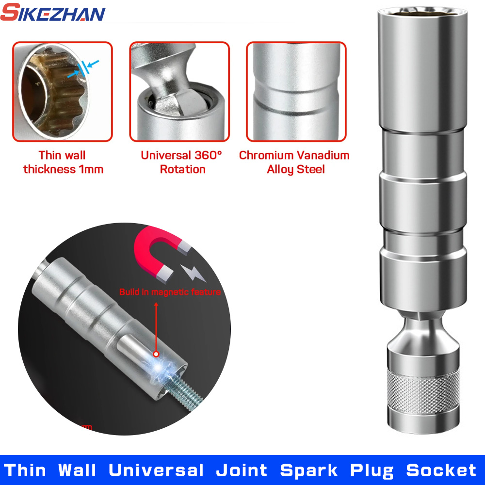 16mm avec paroi mince magnétiq - Spark Plug Socket Set avis et prix