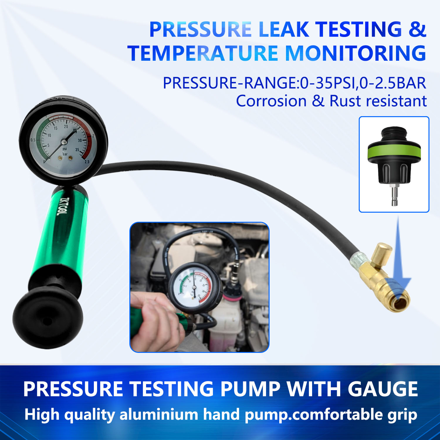Outil de test de pression du r - Radiator Pressure Tester avis et prix