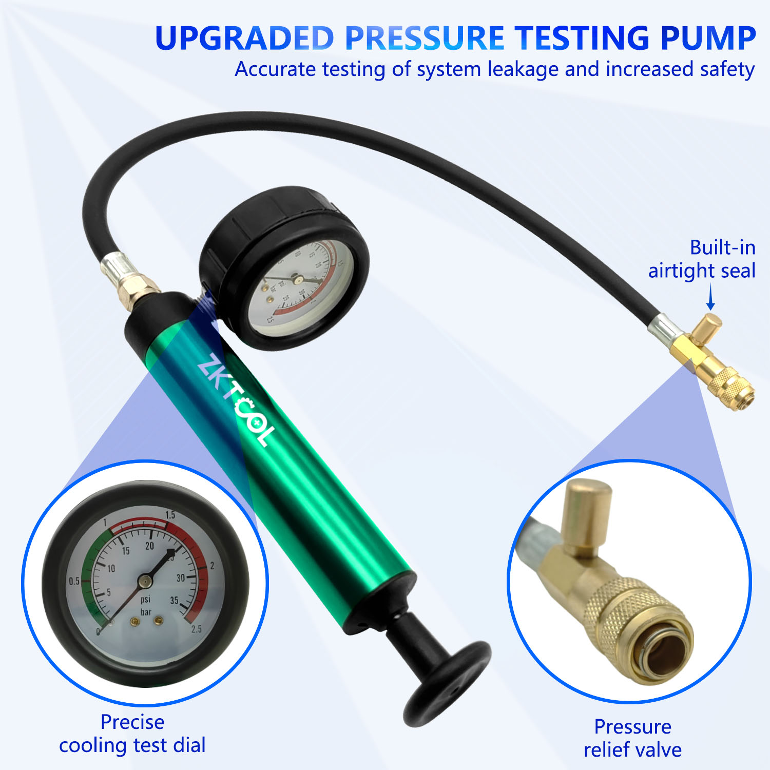 Outil de test de pression du r - Radiator Pressure Tester avis et prix