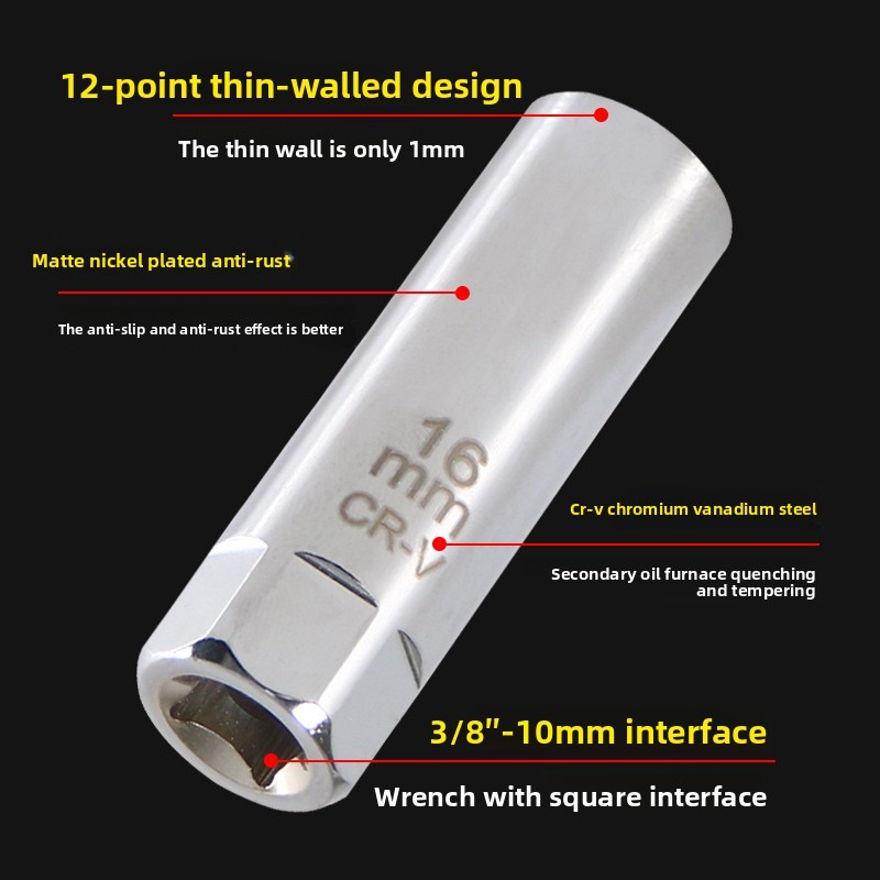 Douille à bougie magnétique un - Spark Plug Socket Set avis et prix